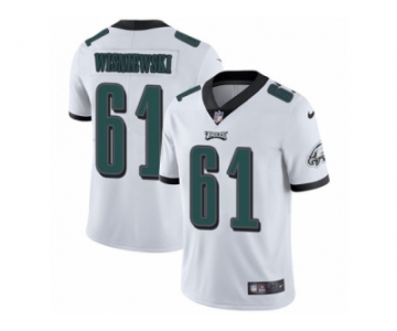 Men's Nike Philadelphia Eagles #61 Stefen Wisniewski Vapor Untouchable Limited White NFL Jersey