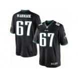 Men's Nike Philadelphia Eagles #67 Chance Warmack Limited Black Alternate NFL Jersey