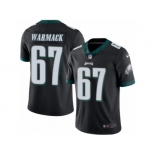 Men's Nike Philadelphia Eagles #67 Chance Warmack Limited Green Rush NFL Jersey