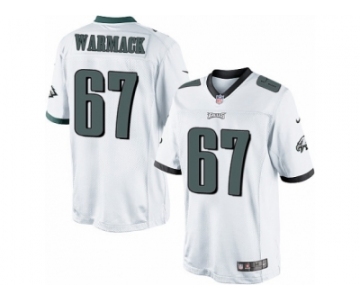 Men's Nike Philadelphia Eagles #67 Chance Warmack Limited White NFL Jersey