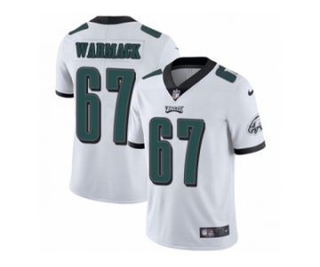 Men's Nike Philadelphia Eagles #67 Chance Warmack Vapor Untouchable Limited White NFL Jersey