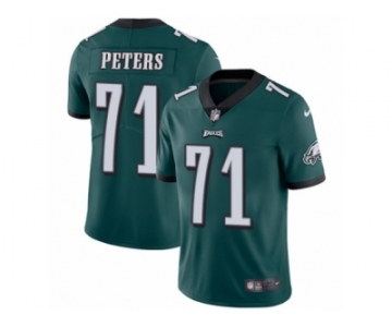 Men's Nike Philadelphia Eagles #71 Jason Peters Vapor Untouchable Limited Midnight Green Team Color NFL Jersey