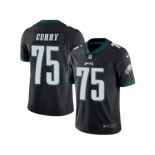 Men's Nike Philadelphia Eagles #75 Vinny Curry Limited Black Rush NFL Jersey