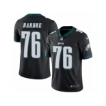 Men's Nike Philadelphia Eagles #76 Allen Barbre Limited Black Rush NFL Jersey