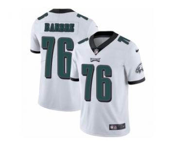 Men's Nike Philadelphia Eagles #76 Allen Barbre Vapor Untouchable Limited White NFL Jersey