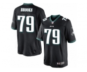 Men's Nike Philadelphia Eagles #79 Brandon Brooks Limited Black Alternate NFL Jersey