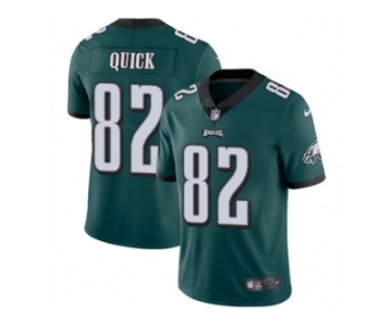 Men's Nike Philadelphia Eagles #82 Mike Quick Vapor Untouchable Limited Midnight Green Team Color NFL Jersey