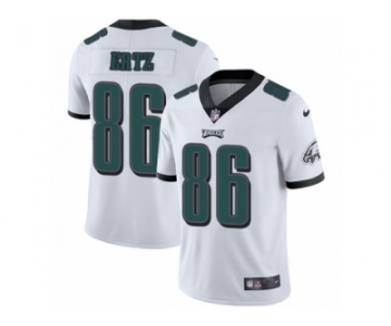 Men's Nike Philadelphia Eagles #86 Zach Ertz Vapor Untouchable Limited White NFL Jersey