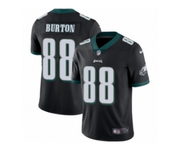 Men's Nike Philadelphia Eagles #88 Trey Burton Vapor Untouchable Limited Black Alternate NFL Jersey