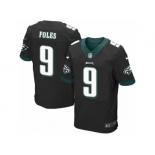 Men's Nike Philadelphia Eagles #9 Nick Foles Elite Black Alternate NFL Jersey