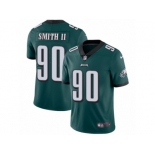 Men's Nike Philadelphia Eagles #90 Marcus Smith II Vapor Untouchable Limited Midnight Green Team Color NFL Jersey