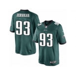 Men's Nike Philadelphia Eagles #93 Timmy Jernigan Limited Midnight Green Team Color NFL Jersey