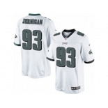 Men's Nike Philadelphia Eagles #93 Timmy Jernigan Limited White NFL Jersey