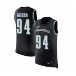 Men's Nike Philadelphia Eagles #94 Haloti Ngata Black Rush Player Name & Number Tank Top NFL Jersey