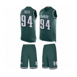 Men's Nike Philadelphia Eagles #94 Haloti Ngata Limited Midnight Green Tank Top Suit NFL Jersey