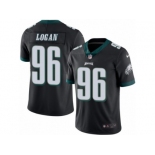 Men's Nike Philadelphia Eagles #96 Bennie Logan Limited Black Rush NFL Jersey