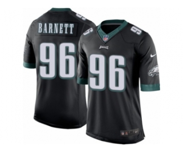 Men's Nike Philadelphia Eagles #96 Derek Barnett Limited Black Alternate NFL Jersey