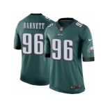 Men's Nike Philadelphia Eagles #96 Derek Barnett Limited Midnight Green Team Color NFL Jersey