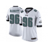 Men's Nike Philadelphia Eagles #96 Derek Barnett Limited White NFL Jersey