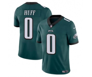 Men's Philadelphia Eagles #0 Bryce Huff Green Vapor Untouchable Limited Football Stitched Jersey