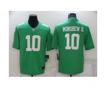 Men's Philadelphia Eagles #10 Gardner Minshew II Midnight Green Limited Player Jersey