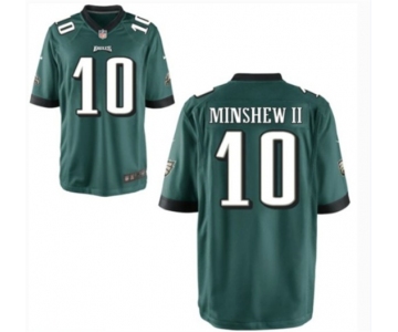 Men's Philadelphia Eagles #10 Minshew II Green Vapor Untouchable Limited Player Football Jersey