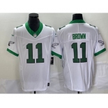 Men's Philadelphia Eagles #11 AJ Brown 2023 FUSE Vapor Untouchable Stitched Jersey