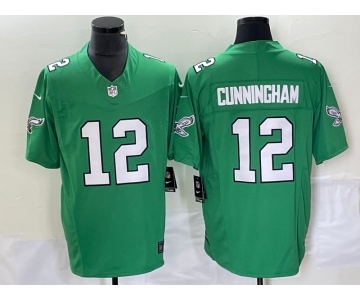 Men's Philadelphia Eagles #12 Randall Cunningham Green 2023 F.U.S.E. Vapor Untouchable Stitched Football Jersey