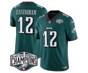 Men's Philadelphia Eagles #12 Randall Cunningham Green 2024 NFC East Champions F.U.S.E. Vapor Untouchable Limited Stitched Football Jersey