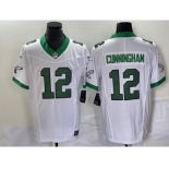 Men's Philadelphia Eagles #12 Randall Cunningham White 2023 FUSE Vapor Untouchable Stitched Jersey