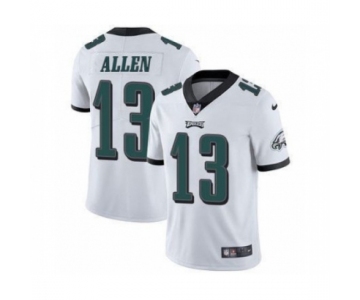 Men's Philadelphia Eagles #13 Devon Allen White Vapor Untouchable Limited Stitched Jersey