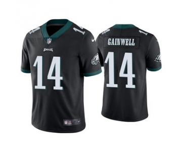 Men's Philadelphia Eagles #14 Kenneth Gainwell Black Vapor Untouchable Limited Stitched Football Jersey