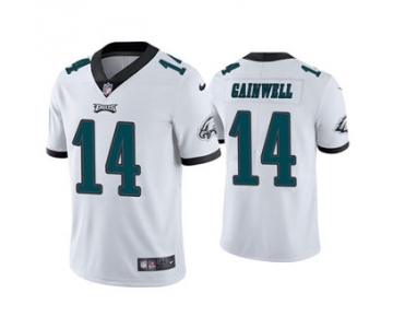 Men's Philadelphia Eagles #14 Kenneth Gainwell White Vapor Untouchable Limited Stitched Football Jersey