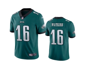 Men's Philadelphia Eagles #16 Quez Watkins 2022 Green Vapor Untouchable Limited Stitched Jersey