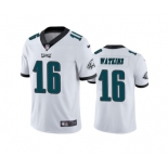 Men's Philadelphia Eagles #16 Quez Watkins 2022 White Vapor Untouchable Limited Stitched Jersey