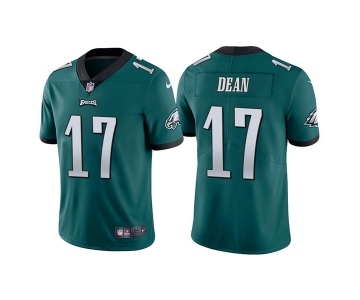 Men's Philadelphia Eagles #17 Nakobe Dean Green Vapor Untouchable Limited Stitched Jersey