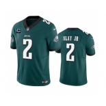 Men's Philadelphia Eagles #2 Darius Slay JR Green 2023 F.U.S.E. With 2-Star C Patch Vapor Untouchable Limited Football Stitched Jersey