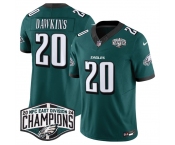 Men's Philadelphia Eagles #20 Brian Dawkins Green 2024 New NFC East Champions F.U.S.E. Vapor Untouchable Limited Stitched Football Jersey