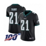 Men's Philadelphia Eagles #21 Ronald Darby Black Alternate Vapor Untouchable Limited Player 100th Season Football Jersey