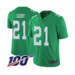 Men's Philadelphia Eagles #21 Ronald Darby Limited Green Rush Vapor Untouchable 100th Season Football Jersey