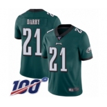 Men's Philadelphia Eagles #21 Ronald Darby Midnight Green Team Color Vapor Untouchable Limited Player 100th Season Football Jersey