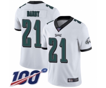 Men's Philadelphia Eagles #21 Ronald Darby White Vapor Untouchable Limited Player 100th Season Football Jersey