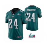 Men's Philadelphia Eagles #24 James Bradberry Green Super Bowl LVII Vapor Untouchable Limited Stitched Jersey