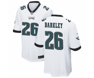 Men's Philadelphia Eagles #26 SAQUON BARKLEY white Vapor Untouchable Limited Stitched Football Jersey