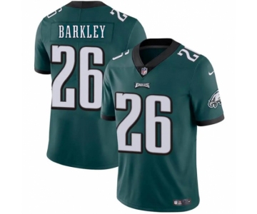 Men's Philadelphia Eagles #26 Saquon Barkley Green Vapor Untouchable Limited Stitched Football Stitched Jersey