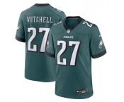 Men's Philadelphia Eagles #27 Quinyon Mitchell Green Vapor Untouchable Limited Stitched Football Jersey