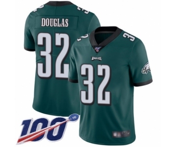 Men's Philadelphia Eagles #32 Rasul Douglas Midnight Green Team Color Vapor Untouchable Limited Player 100th Season Football Jersey