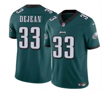 Men's Philadelphia Eagles #33 Cooper DeJean Green 2024 Draft F.U.S.E. Vapor Untouchable Limited Football Stitched Jersey