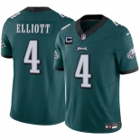 Men's Philadelphia Eagles #4 Jake Elliott Green F.U.S.E. With 3-Star C Patch Vapor Untouchable Limited Football Stitched Jersey