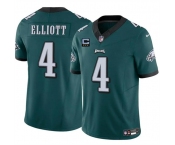 Men's Philadelphia Eagles #4 Jake Elliott Green F.U.S.E. With 3-Star C Patch Vapor Untouchable Limited Football Stitched Jersey